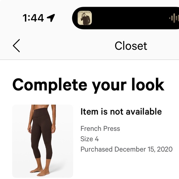 Lululemon Cropped Align - French Press - Picture 4 of 4